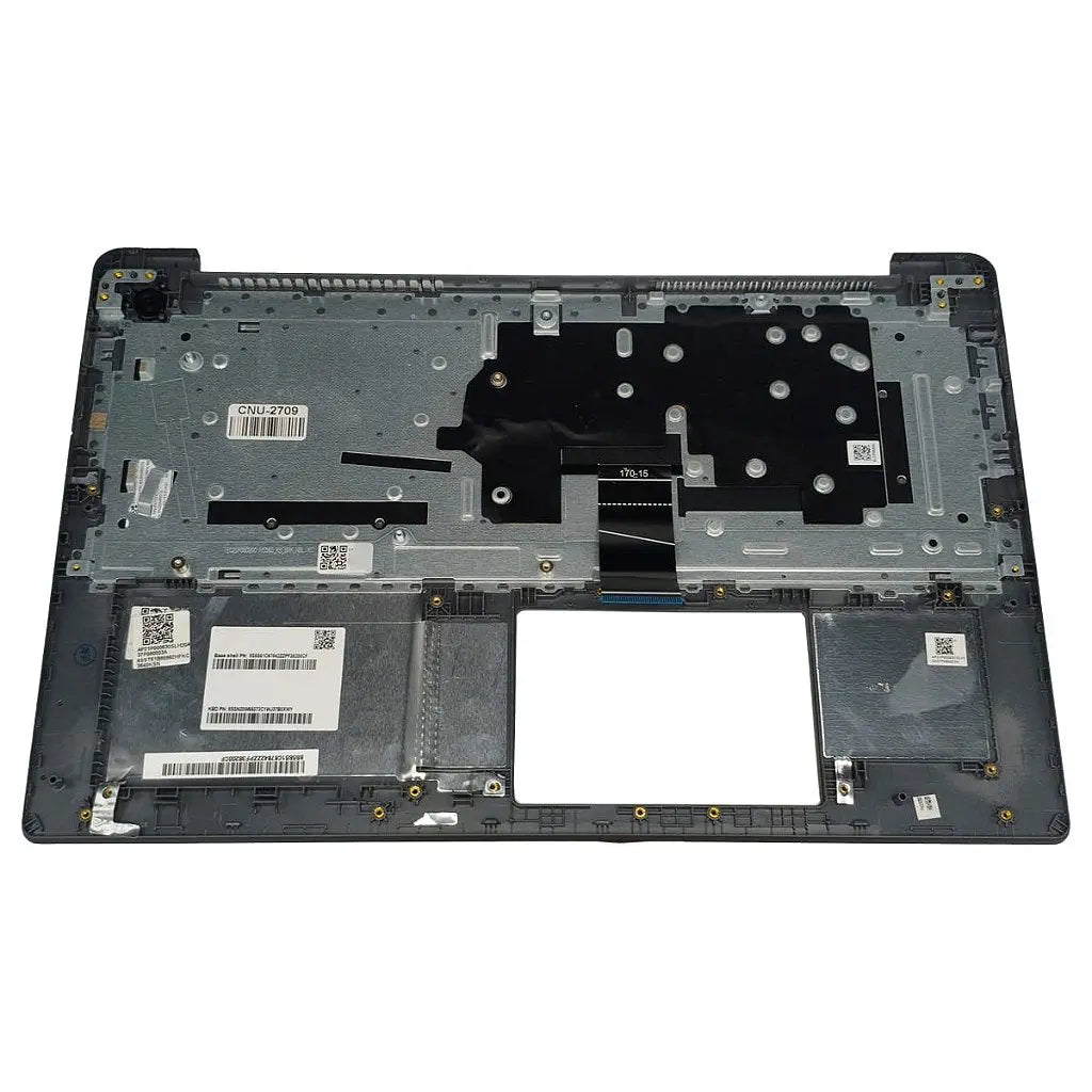 Carcaça Base Superior Com Teclado Pt-br Notebook Lenovo Ideapad 3 15itl6 15alc6 Prata Sem touchpad