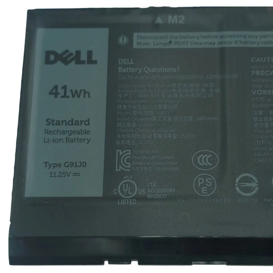 Bateria Dell Inspiron 3510 3511 3515 3520 3525 3530 Vostro 3510 3515 3520 3525 11.25V 41Wh G91J0 0PG8YJ Original Dell