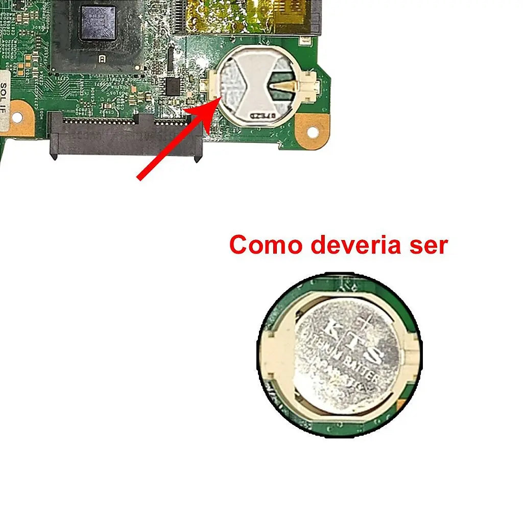 Placa Mãe Notebook Dell Inspiron N4030 0r2xk8 48.4ek19.011 Hm57 Intel - Detalhe