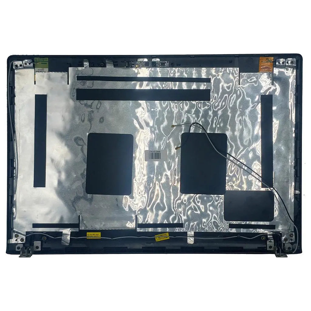Carcaça Tampa Notebook Samsung Rv511 Prata e Preto Com Detalhe