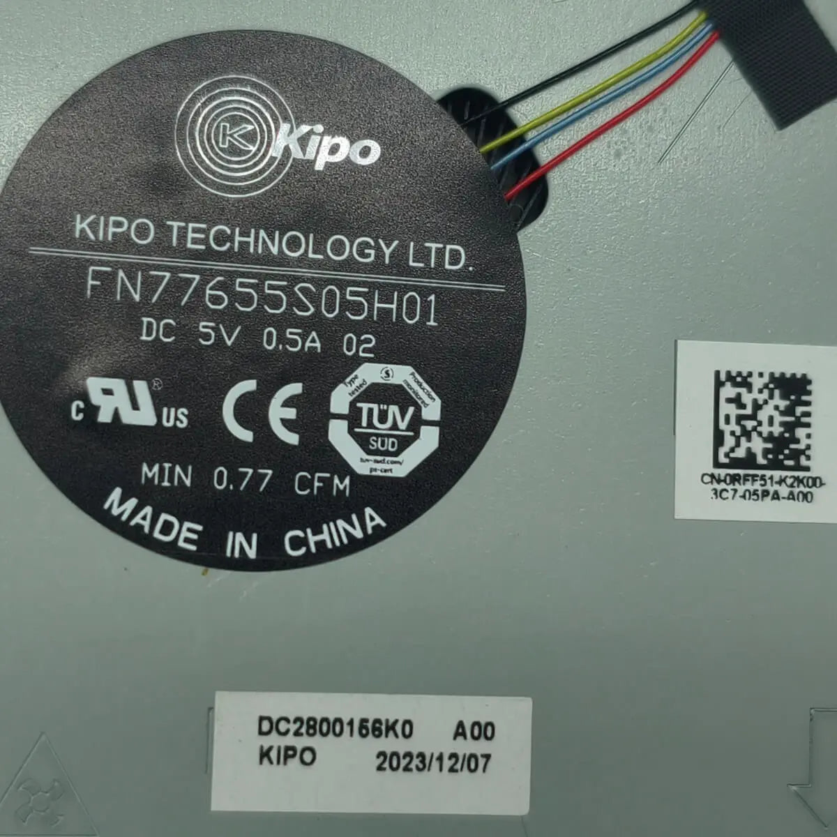 Cooler Fan Dell Inspiron 3510 3511 3515 3520 3525 3530 Vostro 3510 3420 3520 UMA 0RFF51 EG50040S1-CQ71-S9A Dell
