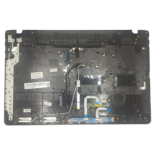 Carcaça Da Base Superior Notebook Samsung Np270e5g Preto Azulado - Detalhe