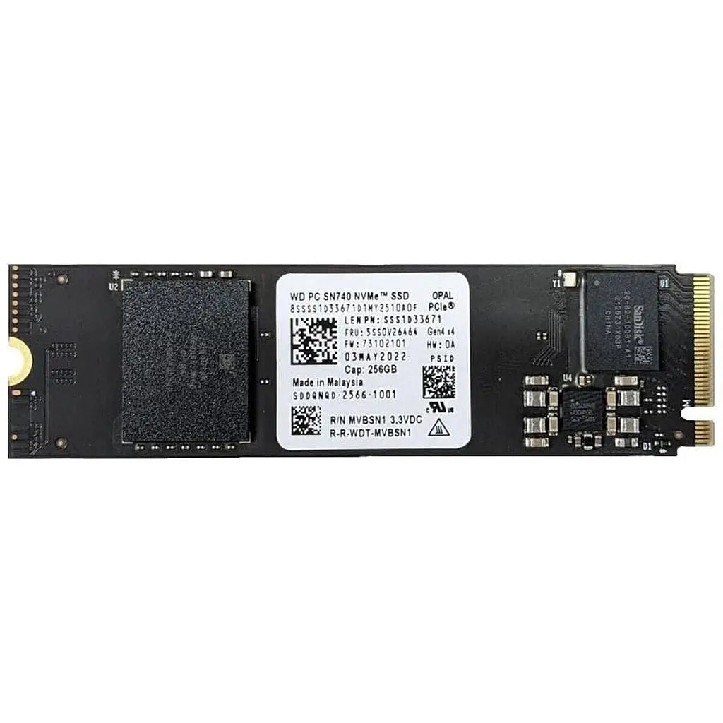 Ssd 256gb M.2 2280 Nvme Western Digital WD Pci-e Gen4x4 Opal