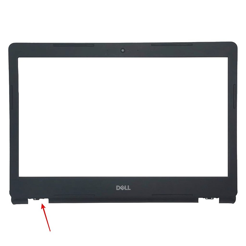 Carcaça Moldura Notebook Dell Latitude 3490 06t6cf Preto com Detalhe