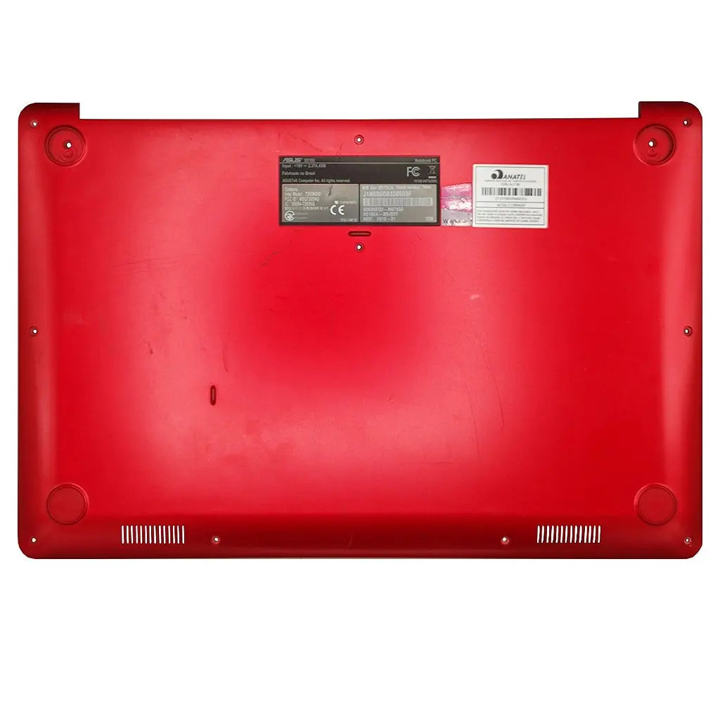 Carcaça Base Inferior Notebook Asus X510u 13nb0fy2ap0611 Vermelho Com Detalhes