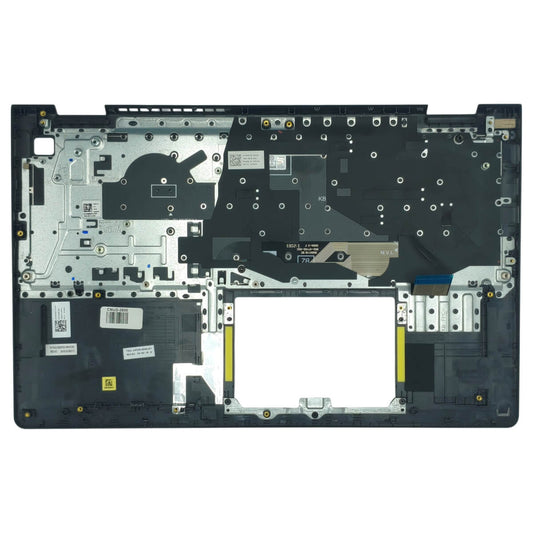 Carcaça Base Superior Com Teclado PT-BR Dell Inspiron 3520 3521 3525 3530 Sem USB-C Cinza Escuro 0418CV Com Detalhe