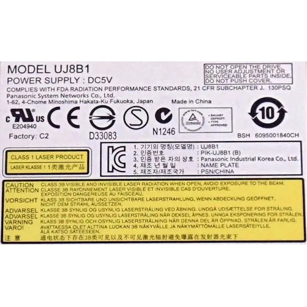 Gravador E Leitor Dvd Cd Notebook Lenovo G460 Uj8b1 12mm