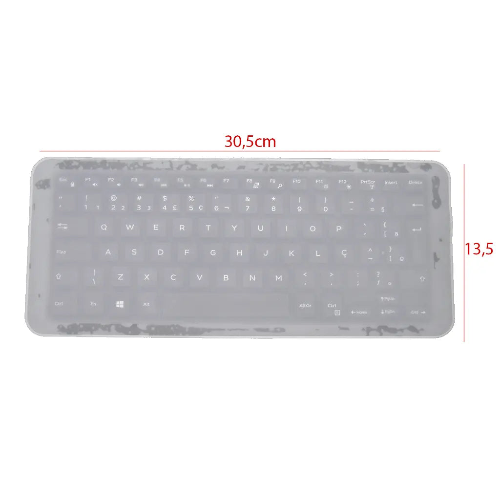 Protetor de Teclado Notebook 14 e 13 Polegadas Silicone Antibactericida