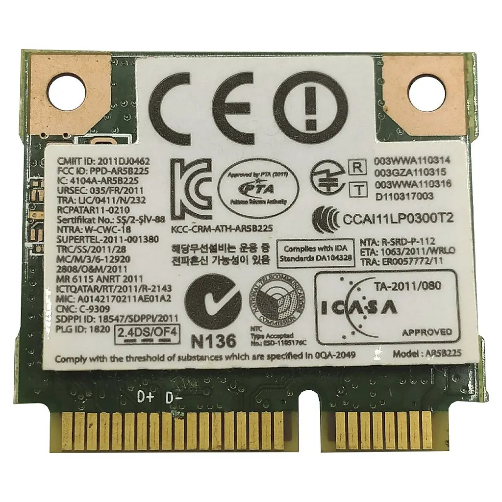 Placa Wifi Bluetooth Para Notebook Atheros Ar5b225 BA92-08418A