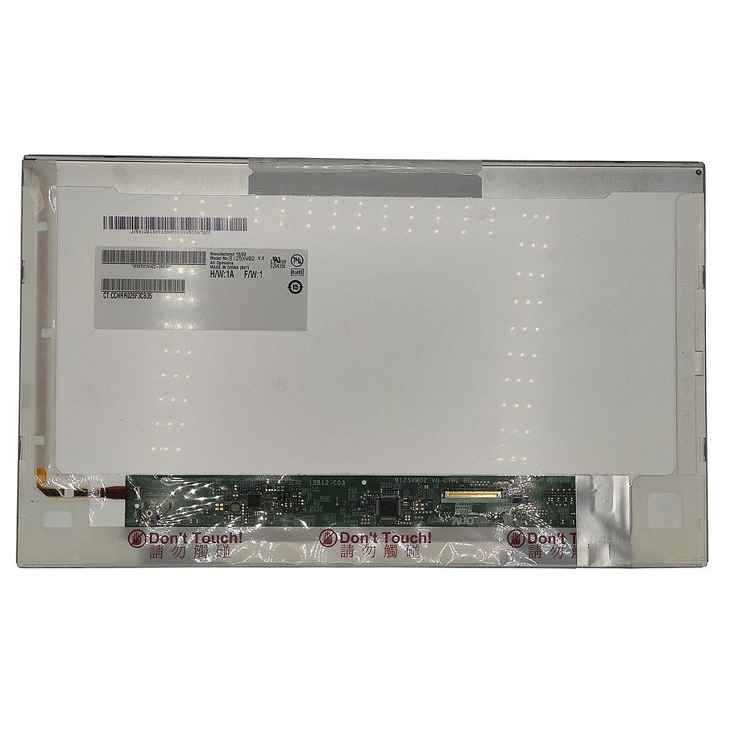 Tela 12.5 Led Notebook Hp Elitebook 2560p 2570p B125xw02 V.0 40 Pinos Inferior Direito