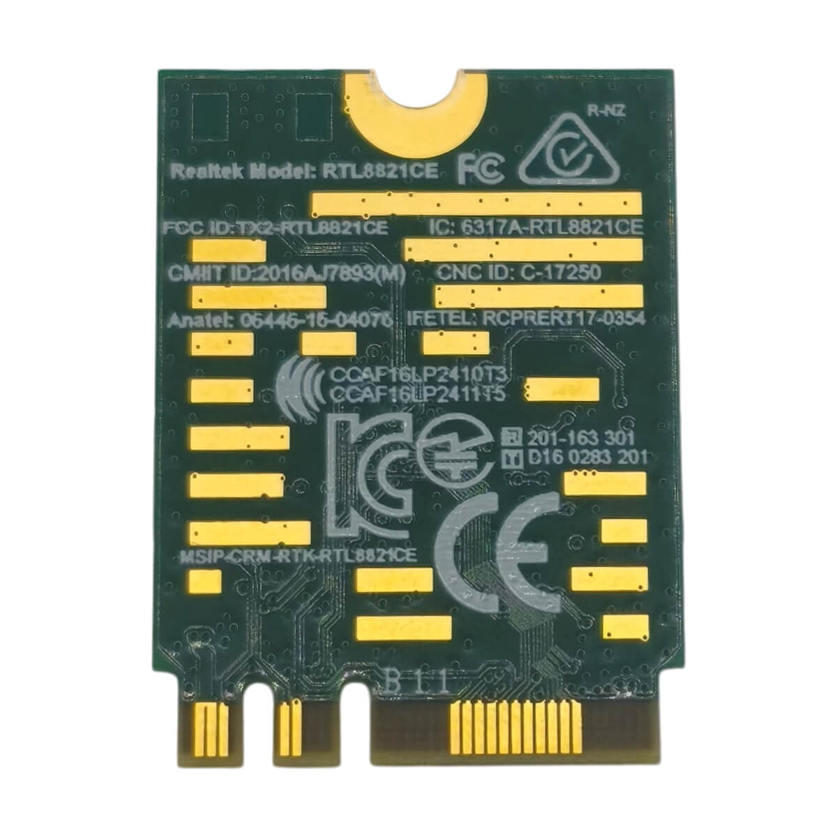 Placa Wi-Fi Bluetooth RTL8821CE AW-CB515NF M.2 2230 para Notebook