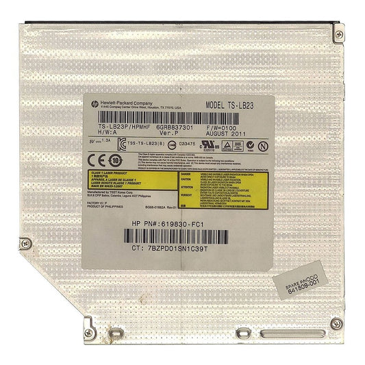 Gravador de Dvd Para Notebook Hp Dv6-6190br Modelo Ts-Lb23 12,7mm