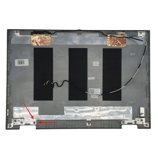 Carcaça Tampa Notebook Dell Inspiron 13 5368 5378 Cinza Com Detalhe