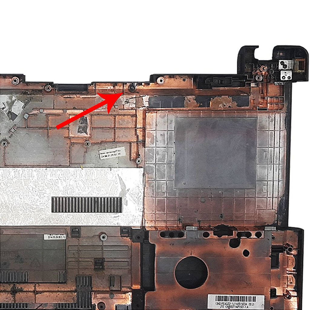 Carcaça Base Inferior Notebook Asus X552e X552ea - Detalhe