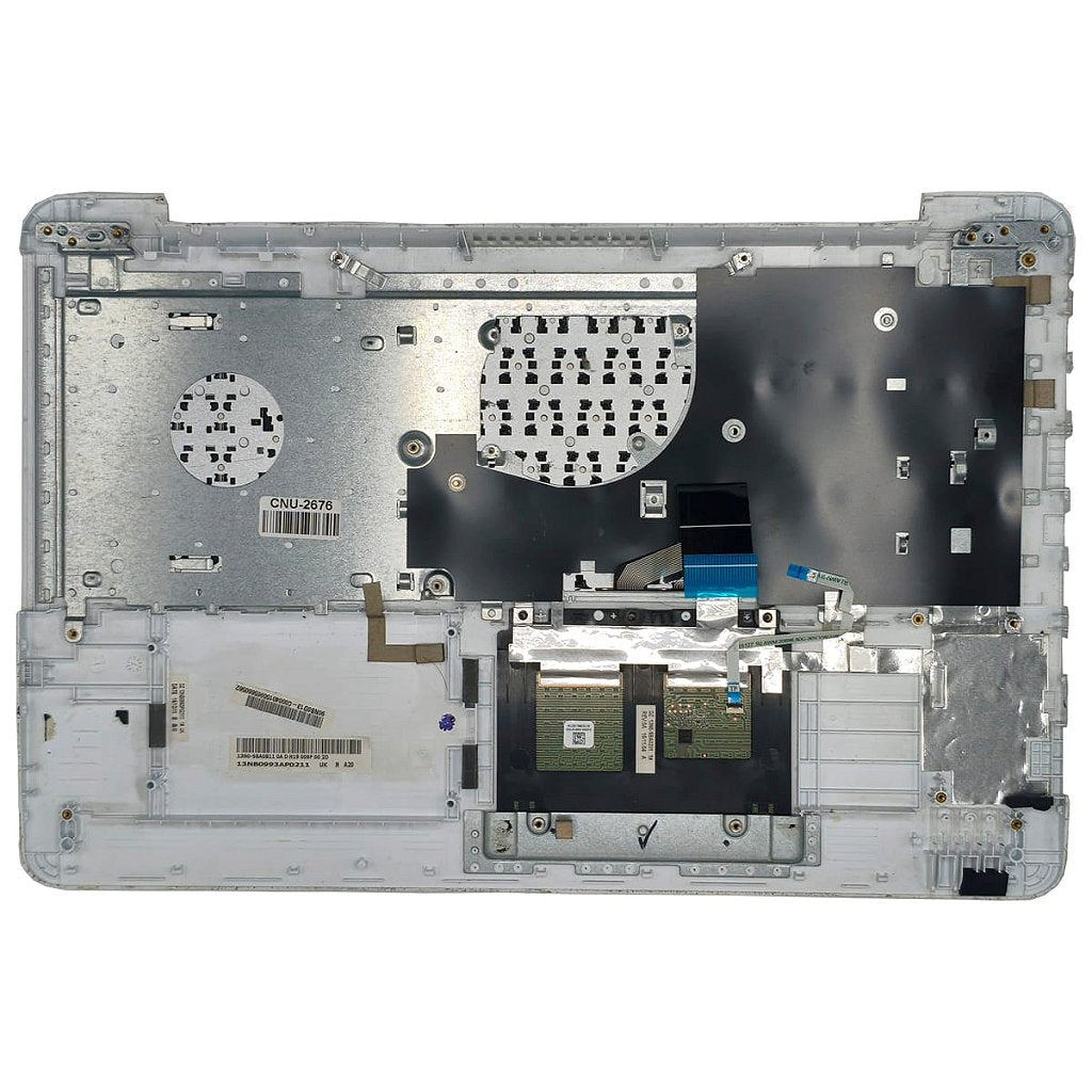Carcaça Base Superior Notebook Asus Z550s Z550m Z550sa Branco Com Detalhe