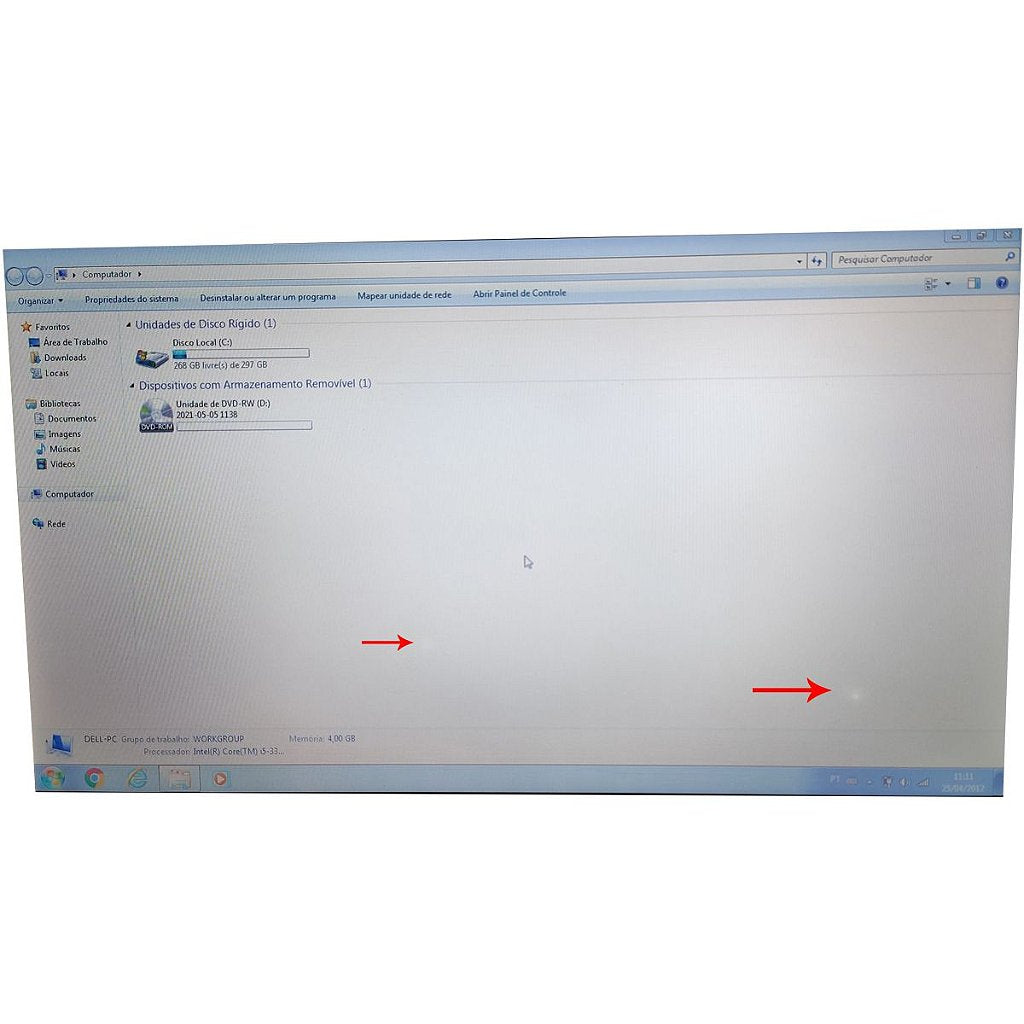 Tela 13.3 Slim Led Para Notebook B133xw03 V.1 Ou Compativeis - Detalhe