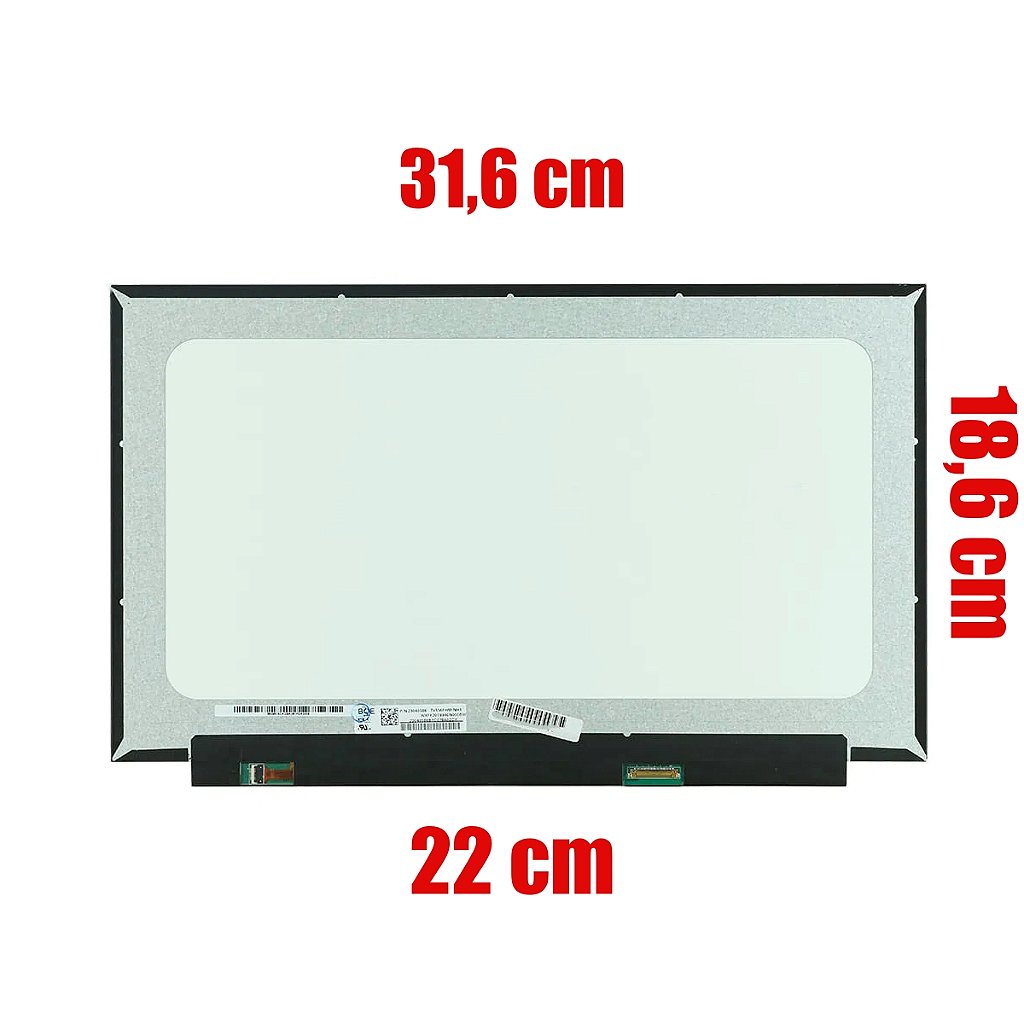 Tela Notebook 14.0 Full Hd Slim 30 Pinos B140han04.3 B140han04.5 Lp140wf7 Sp C1 Tv140fhm-Nh1 B140han04.1 N140hca-Eac