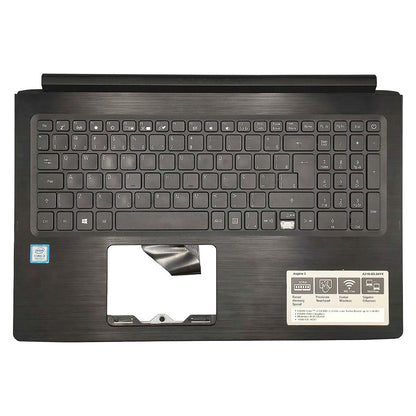 Carcaça Base Com Teclado Notebook Acer Aspire A313-33 A315-53 A515-51 Preto - Detalhe
