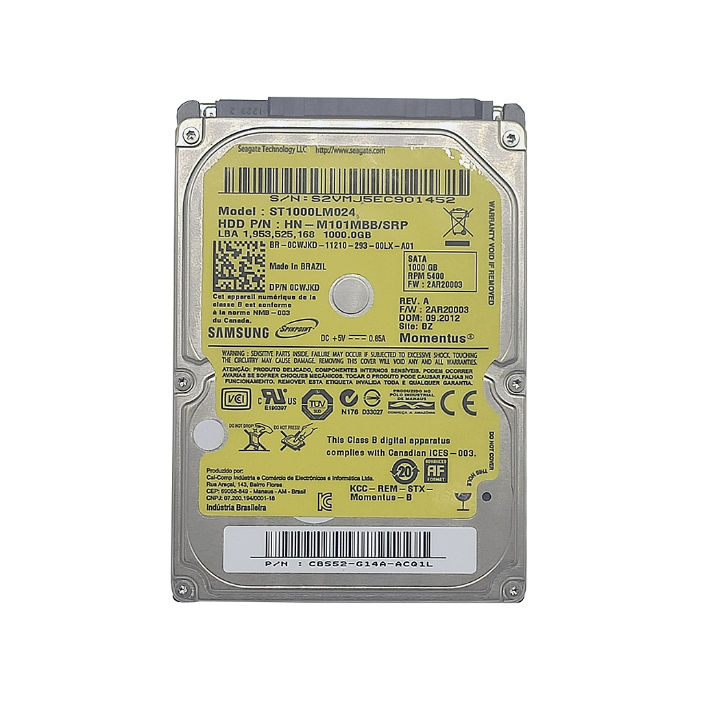 Hd 1tb Para Notebook Slim 7mm Testado 100% Xbox Ps4 Ps3