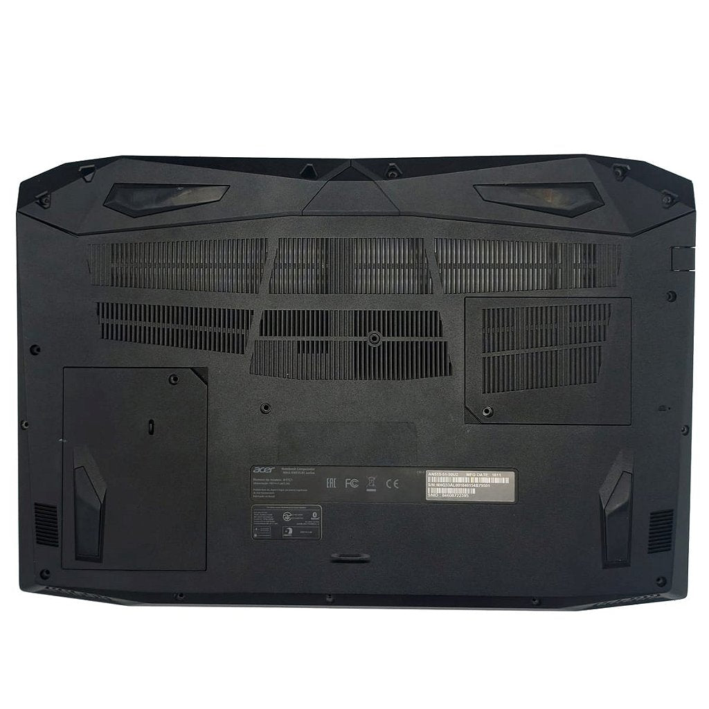 Carcaça Base Com Teclado Retro Iluminado Notebook Acer Nitro AN515-51 52 53 41 42 Aspire A715-71G 72G Preto e Vermelho