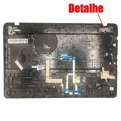 Carcaça Base Com Teclado Notebook Samsung Np300e5k Np300e5m Np300e5l - Detalhe