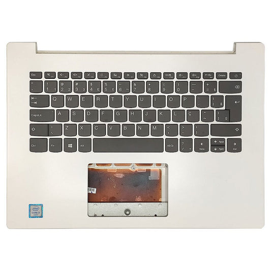 Carcaça Base Com Teclado Notebook Lenovo Ideapad 320-14 Branco