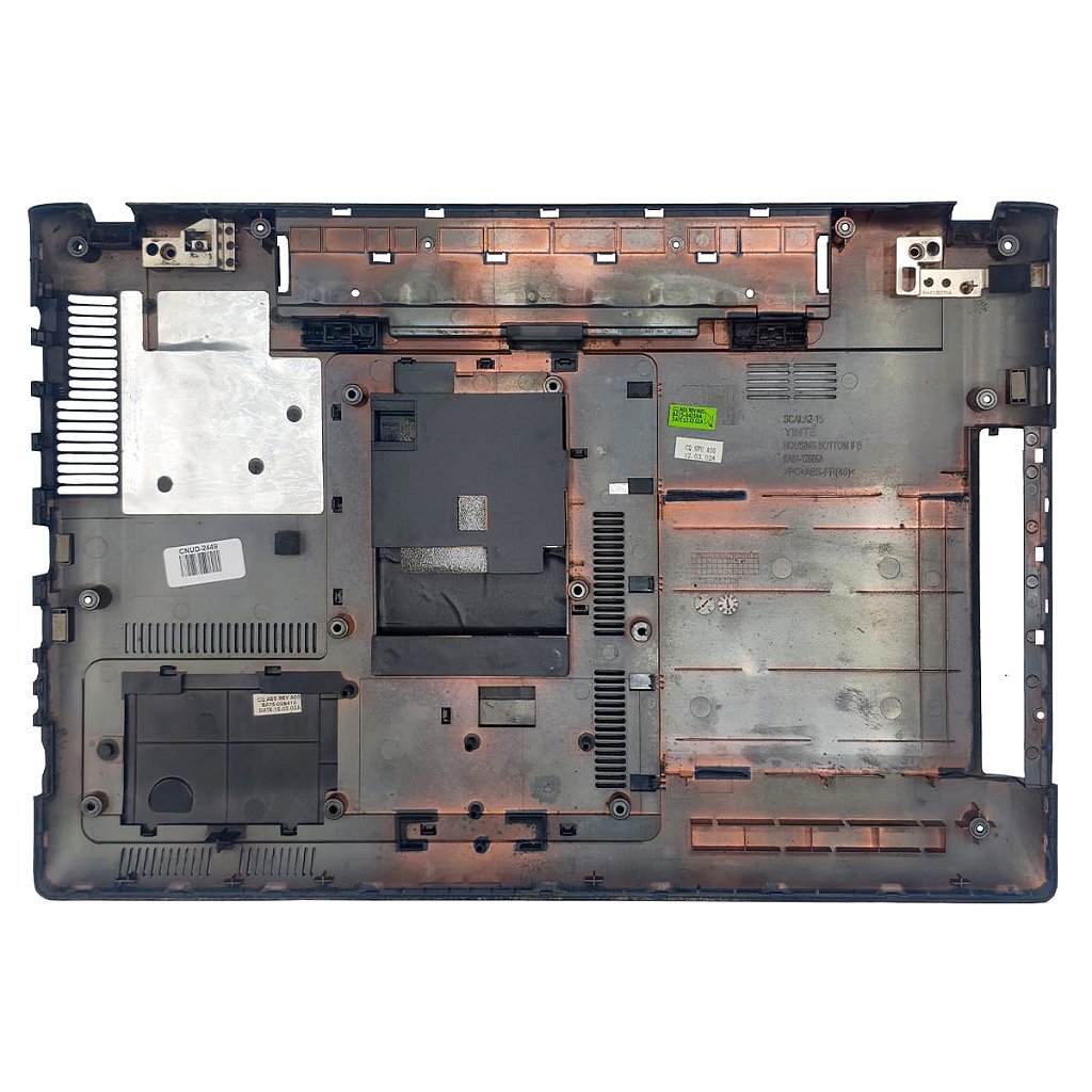 Carcaça Base Inferior Notebook Samsung Rv511 Preto Com Detalhe
