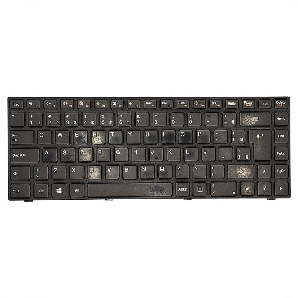 Teclado Notebook Lenovo Ideapad 100 Pk131eq1a20 Nsk-bs0sn 9z.ncmsn.01b 5n20h47059 Pt-br