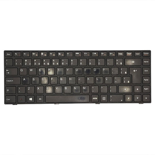 Teclado Notebook Lenovo Ideapad 100 Pk131eq1a20 Nsk-bs0sn 9z.ncmsn.01b 5n20h47059 Pt-br