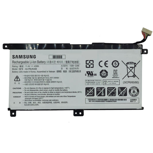 Bateria Notebook Samsung Np350xaa Np300e5m Np350xbe Np340xaa Np550xda Np550xcj Aa-Pbun3ab 11.4v Original Com Detalhe