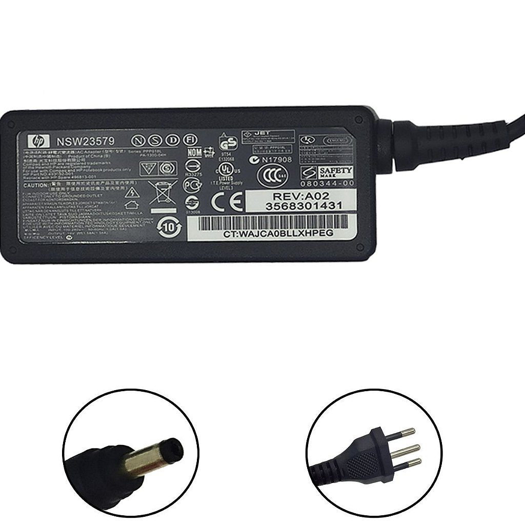 Carregador de Notebook Hp Mini 110 E 210 4.0x1.7mm 19v 1.58a Original