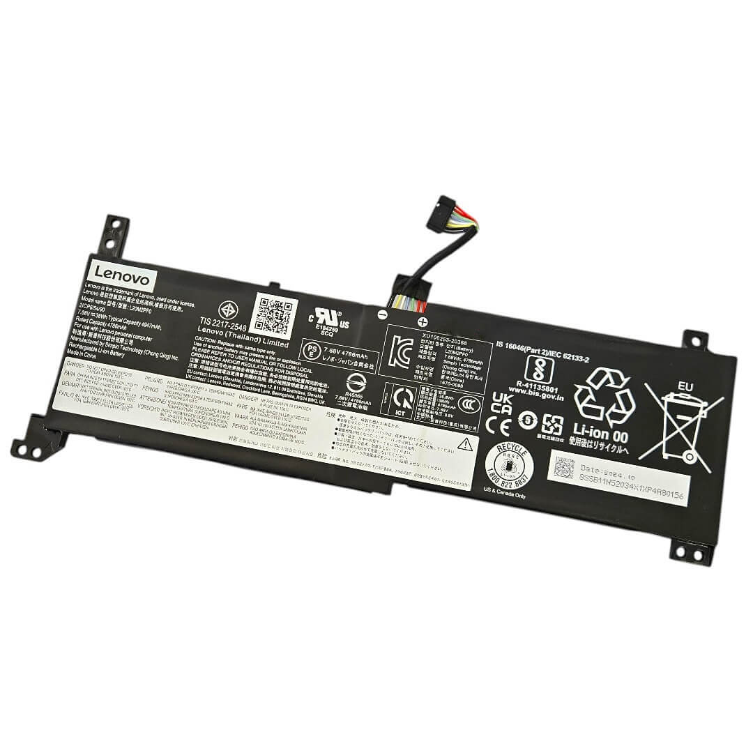 Bateria Notebook Lenovo IdeaPad 3 14ITL6 15ITL6 17ITL6 14ALC6 15ALC6 17ALC6 V14 V15 V17 S14 K14 L20M2PF0 38Wh Original