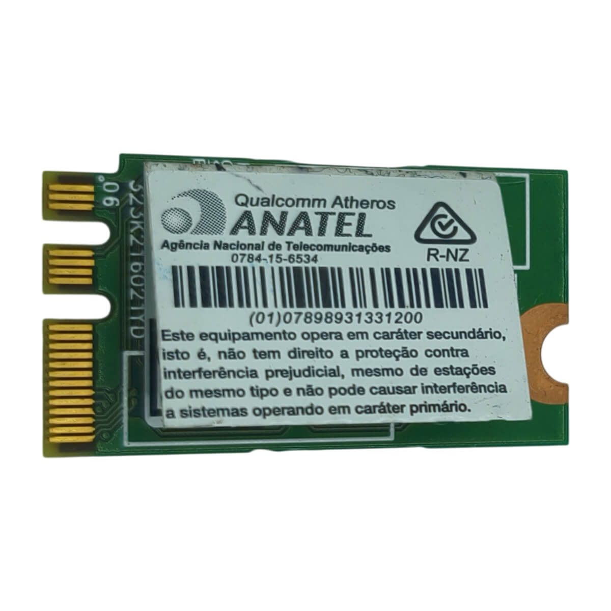 Placa Wifi Wireless Dual Band 2.4/5GHz Bluetooth 4.1 M.2 NGFF Qualcomm Atheros QCNFA435 Notebook