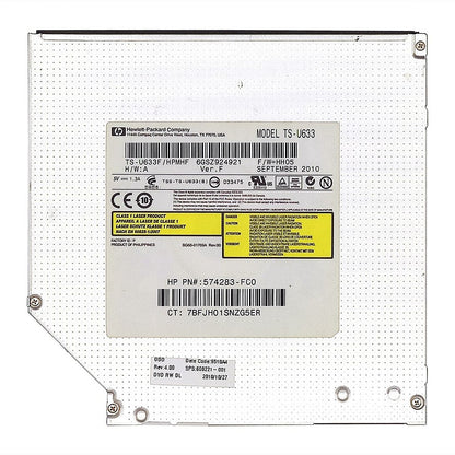 Gravador De Dvd Slim 9,5 Para Notebook Modelo Ts-U633