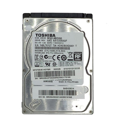 Hd Notebook 500Gb Wd Samsung Toshiba Seagate Western Digital