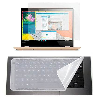 Kit Película Fosca Anti reflexo + Protetor de Teclado para Notebook 14 Polegadas