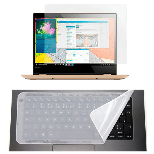 Kit Película Fosca Anti reflexo + Protetor de Teclado para Notebook 14 Polegadas