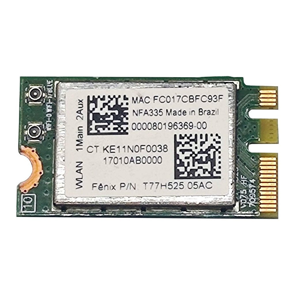 Placa Wifi Wireless Bluetooth Notebook Dell Inspiron 14 5458 5452 15 5547 5566 5468 Acer Aspire Es1-533 Qcnfa335 0t3krv