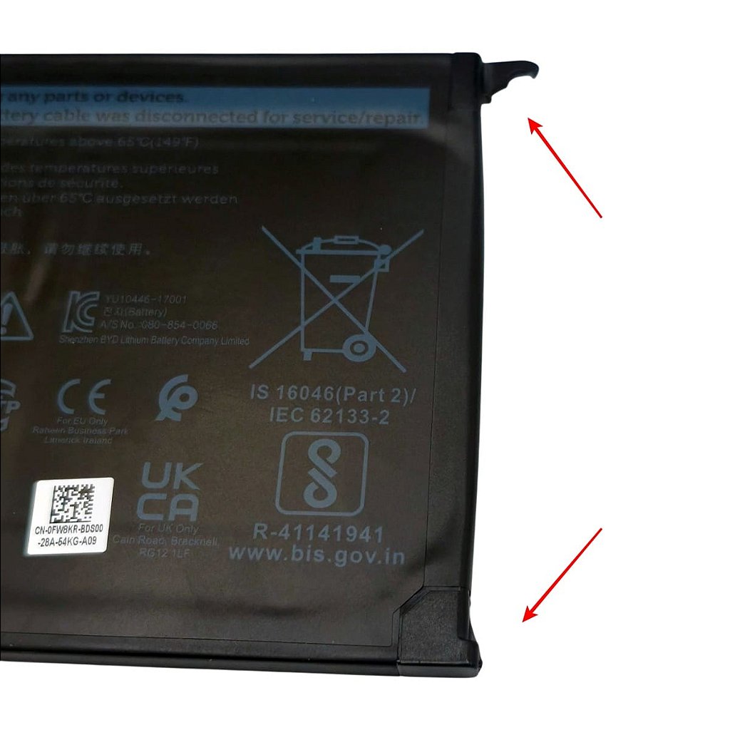 Bateria Notebook Dell Inspiron 7560 7460 5538 5378 5368 7368 Vostro 5568 5368 Wdx0r 11.4v Com Detalhes
