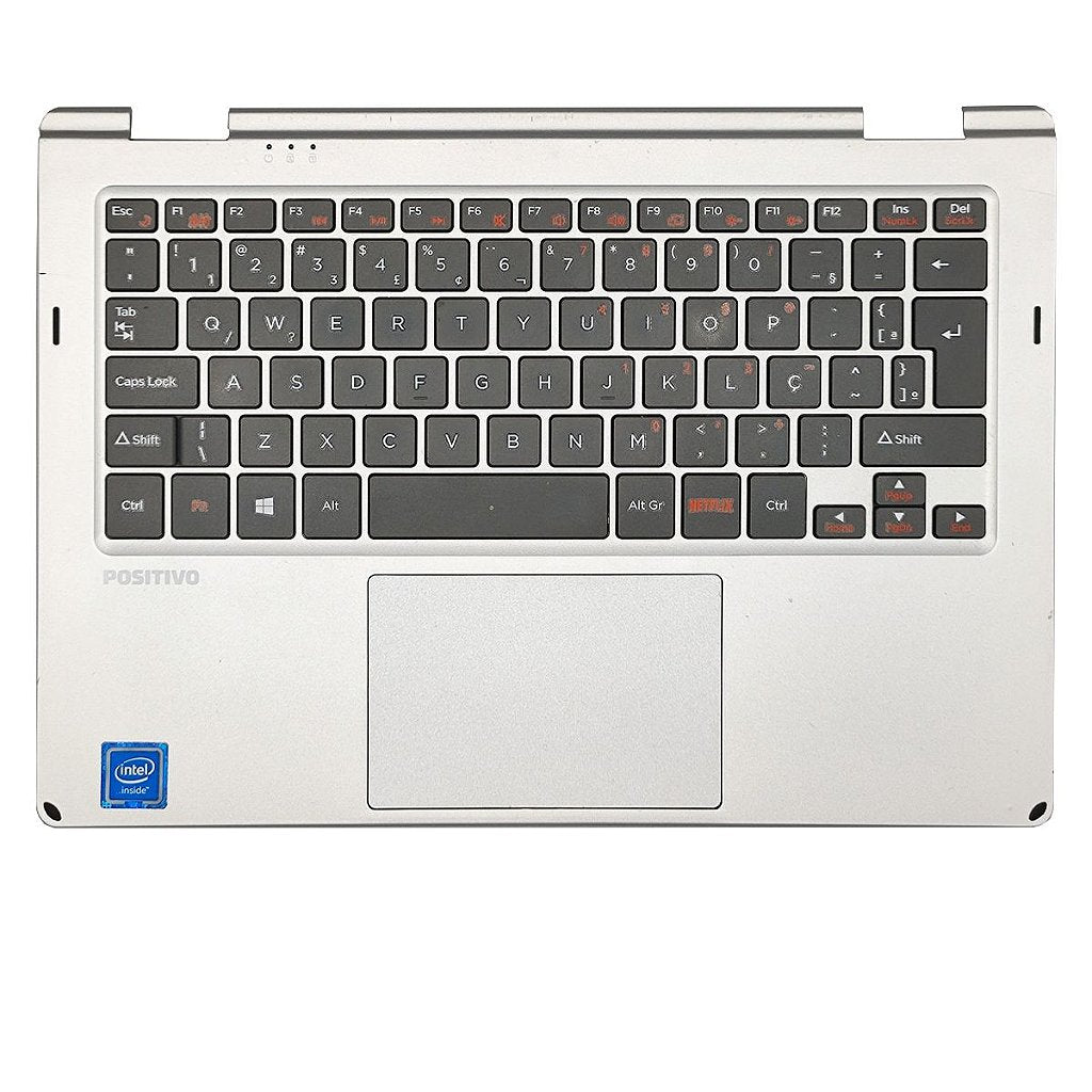 Carcaça Base Notebook Positivo Duo Q432bp Prata - Detalhes