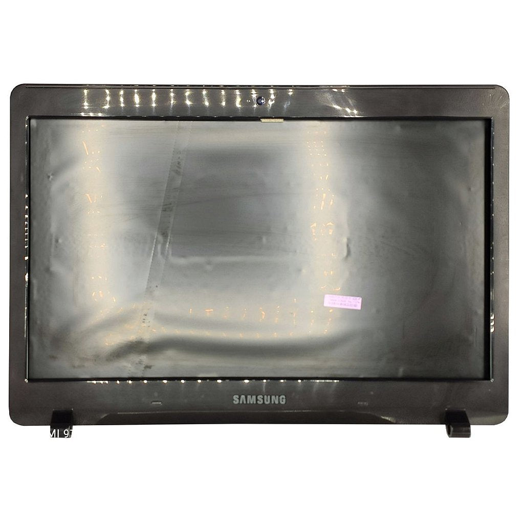 Carcaça Tampa e Moldura Notebook Samsung Np370e4k Branco e Preto