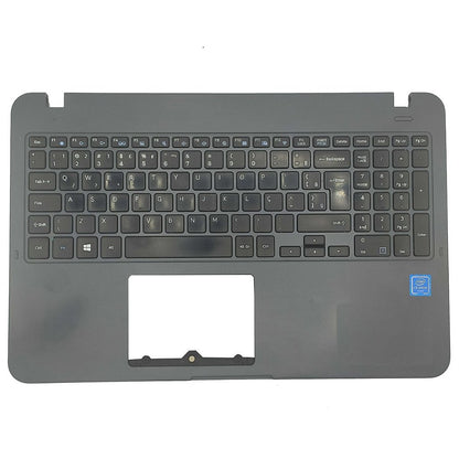 Carcaça Base Superior Com Teclado Notebook Samsung Np350xaa Np350xbe Chumbo