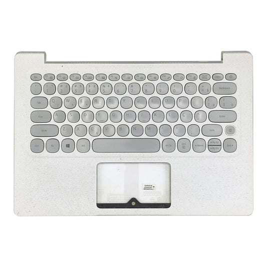 Carcaça Base Com Teclado Notebook Samsung Np530xbb Branco