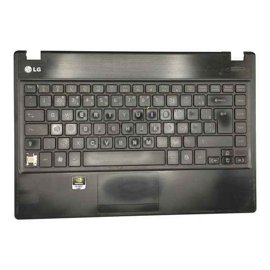 Carcaça Base Superior Notebook Lg P430 Preto Com Detalhes