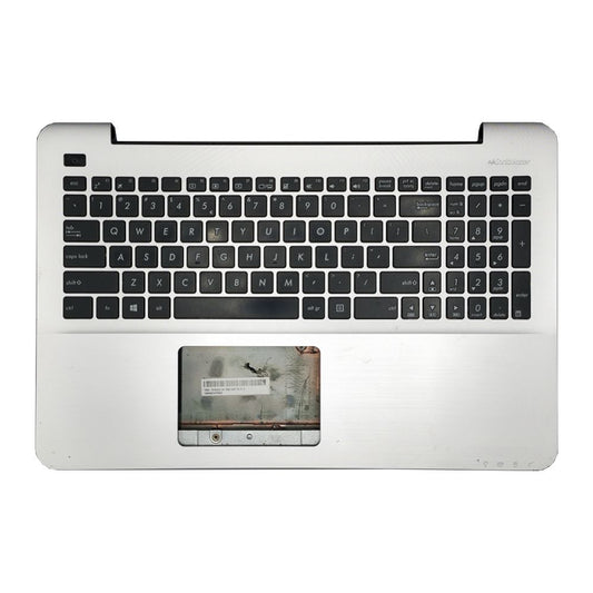 Carcaça Base Com Teclado Notebook Asus F555l Prata