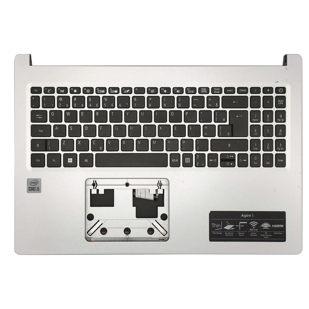 Carcaça Base Superior Com Teclado Notebook Acer Aspire A515-54 Leia