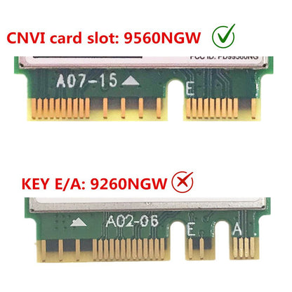 Placa Wifi Dual Band 5ghz Bluetooth 5.0 Intel Ac 9560 9560NGW