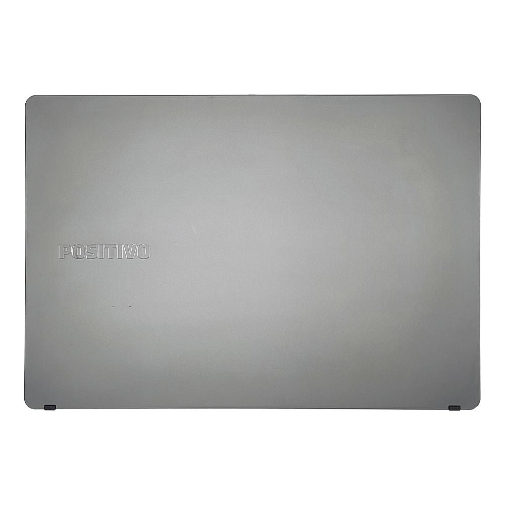 Carcaça Tampa e Moldura Notebook Positivo Master N8440 Cinza Chumbo com Preto