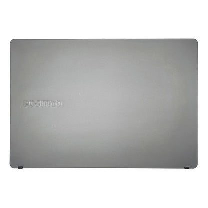 Carcaça Tampa e Moldura Notebook Positivo Master N8440 Cinza Chumbo com Preto