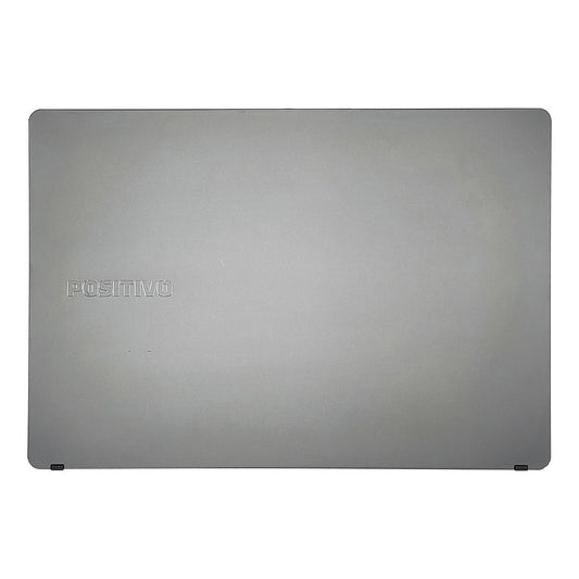Carcaça Tampa e Moldura Notebook Positivo Master N8440 Cinza Chumbo com Preto